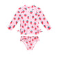 Huxbaby Strawberry Check 2 Piece Swim Set