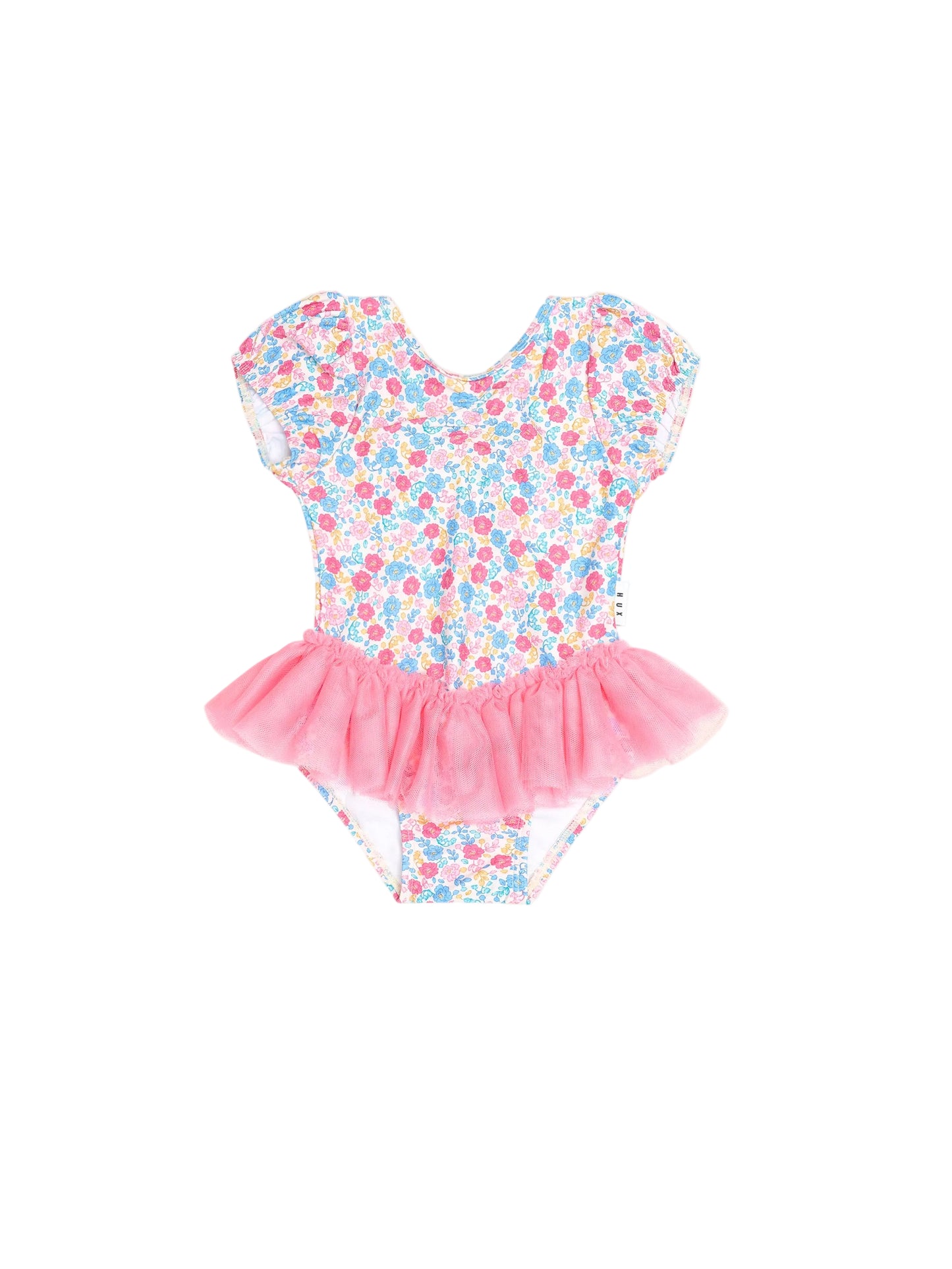 Huxbaby Vintage Floral Peplum Swimsuit