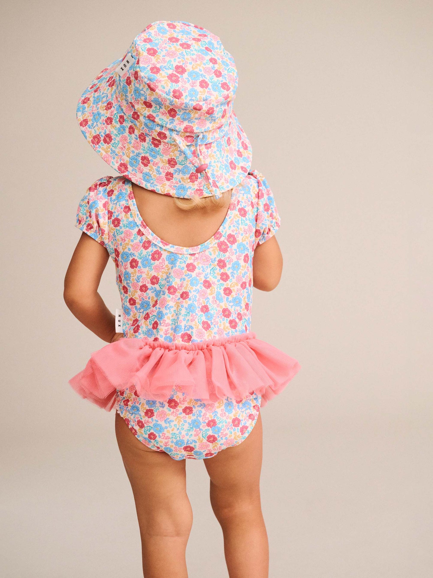 Huxbaby Vintage Floral Swim Hat