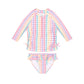 Huxbaby Rainbow Check 2 Piece Swim Set