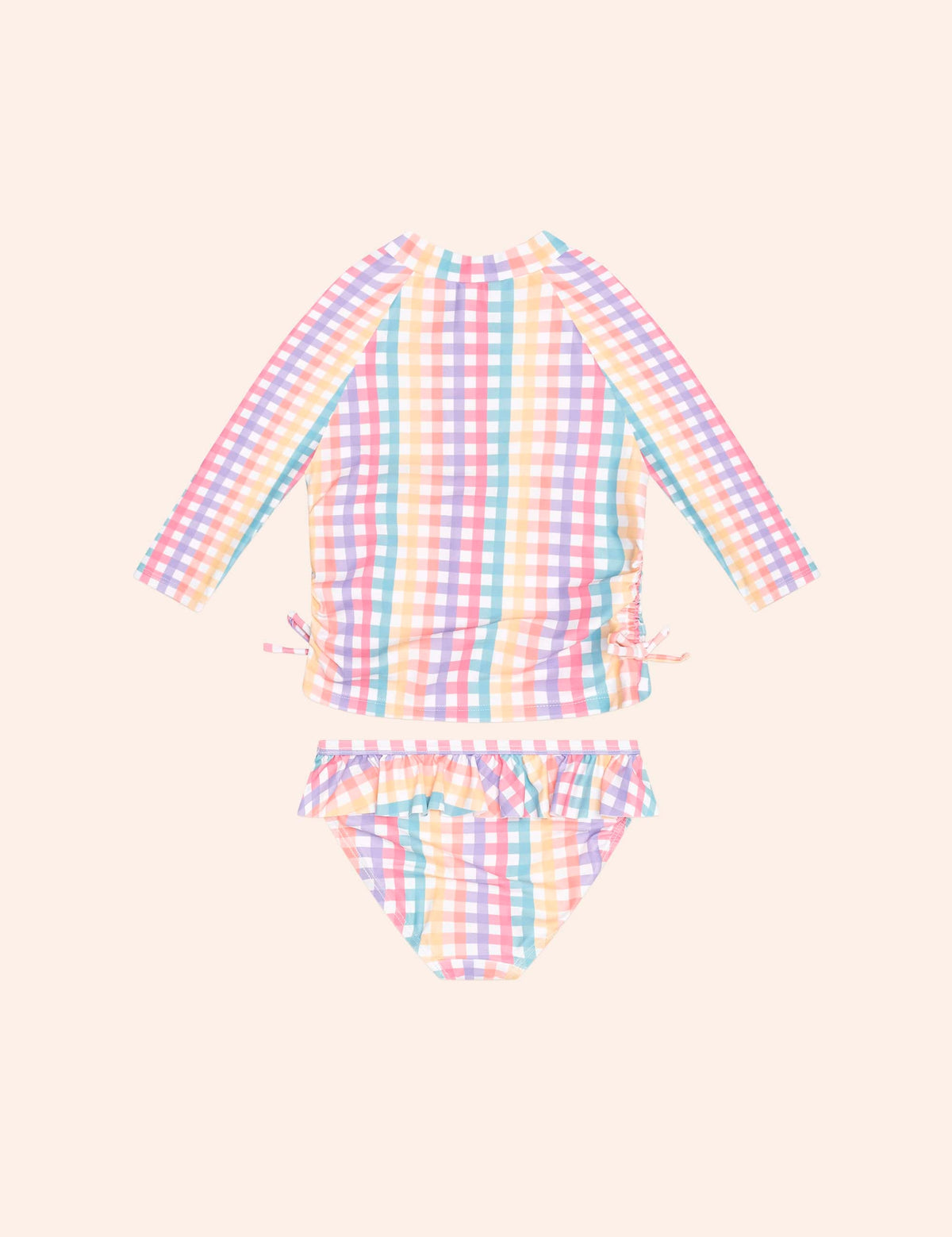 Huxbaby Rainbow Check 2 Piece Swim Set