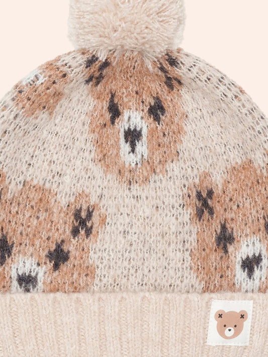 Huxbaby Classic Sponge Beanie Ecru