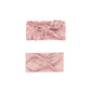 Huxbaby Smile Floral 2 Pack Headband Dusty Rose