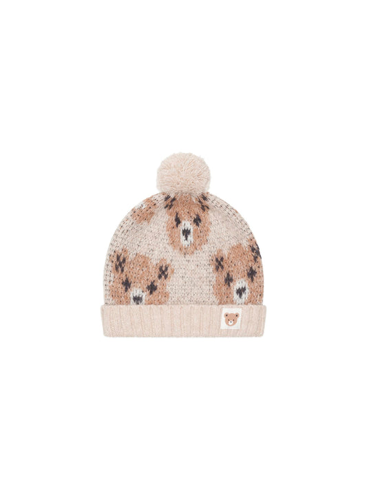 Huxbaby Huxbear Knit Beanie Ecru