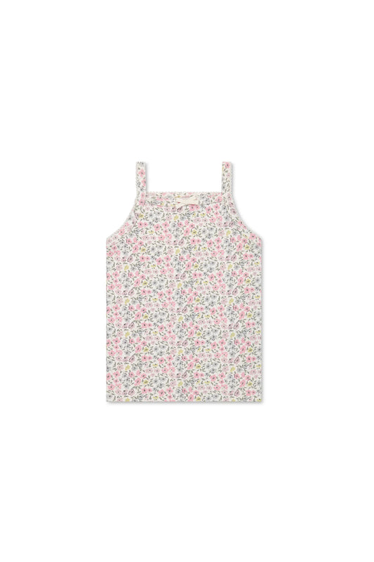 Jamie Kay Organic Cotton Singlet Fifi Mini Slightly Pink