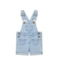 Jamie Kay Chase Twill Short Overall Washed Denim