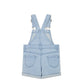 Jamie Kay Chase Twill Short Overall Washed Denim