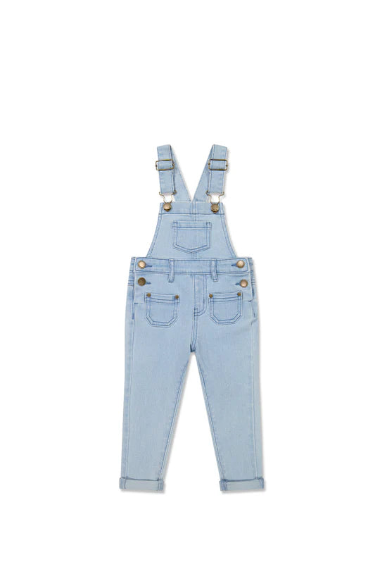 Jamie Kay Arlo Twill Overall Washed Denim