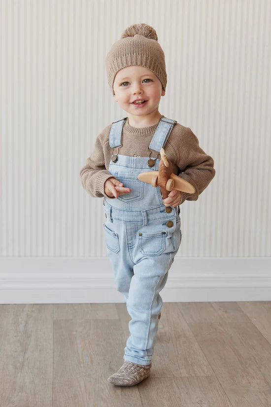 Jamie Kay Arlo Twill Overall Washed Denim