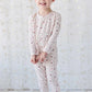 Jamie Kay Organic Cotton Atlas Long Sleeve Pyjama Set Berry Cream Adaline Berries