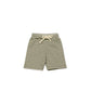 Jamie Kay Pima Cotton Marley Short Narrow Stripe Deep Olive/Soft Clay