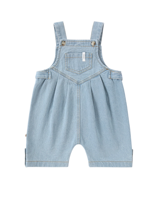 Susukoshi Denim Overall Shorts Baby Blue