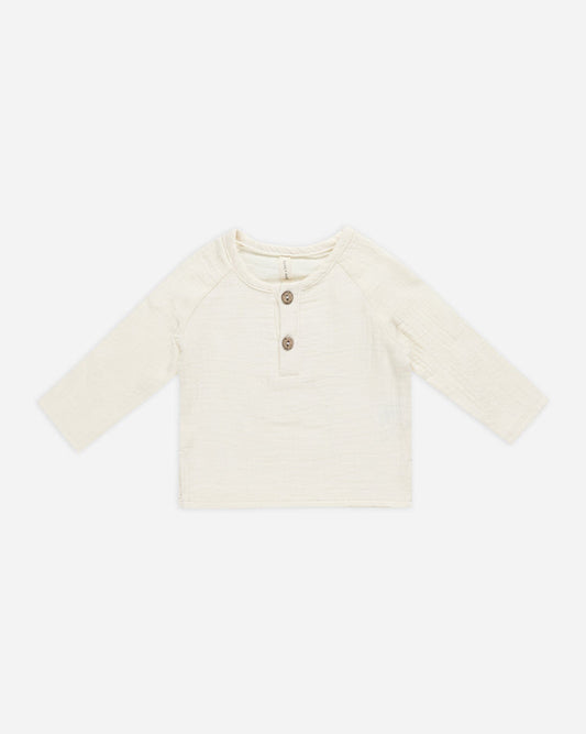 Quincy Mae Zion Shirt Ivory