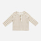 Quincy Mae Zion Shirt Cinnamon Plaid