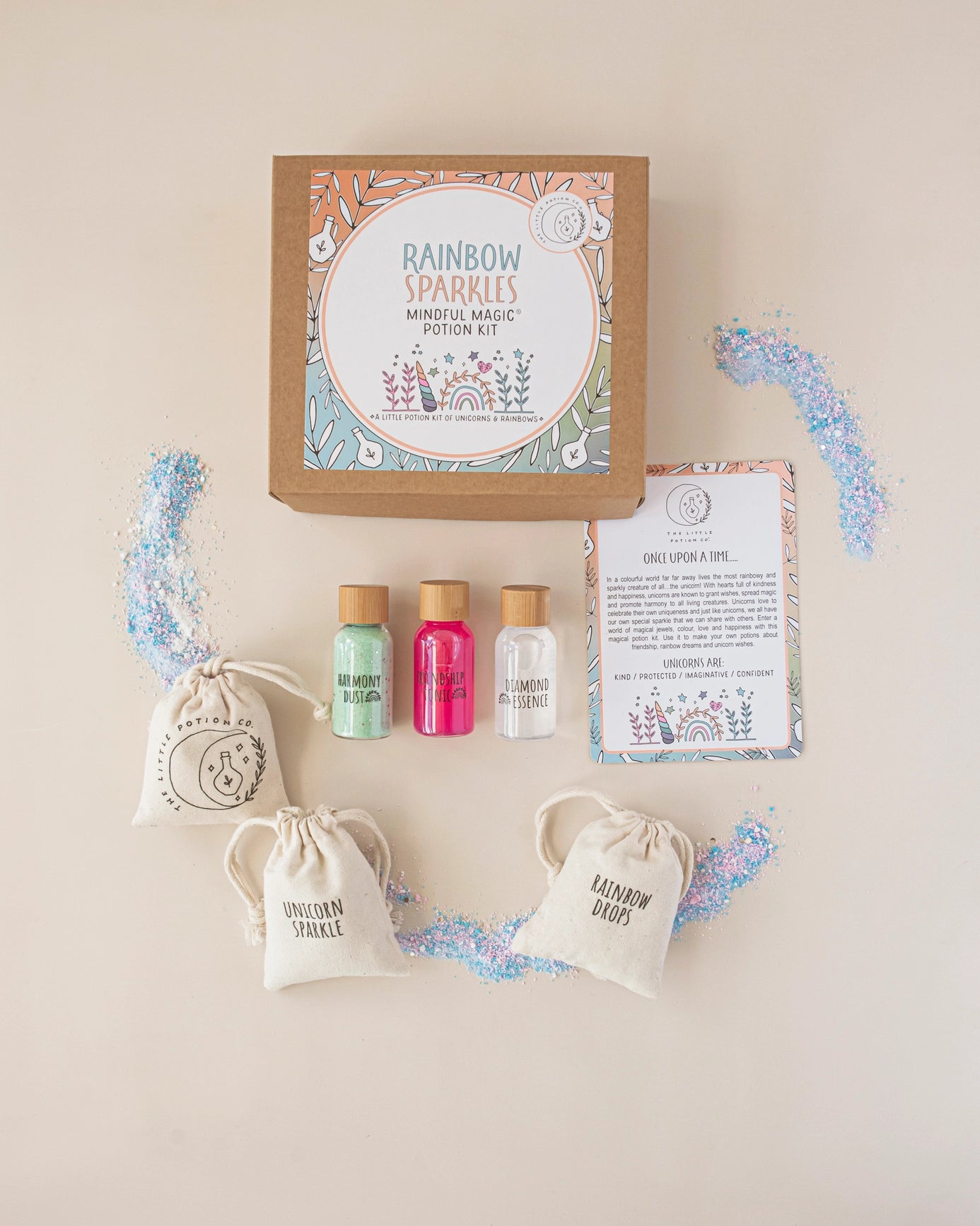 The Little Potion Co Rainbow Sparkles Mindful Potion Kit