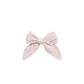 Jamie Kay Organic Cotton Bow Petite Heart Old Rose