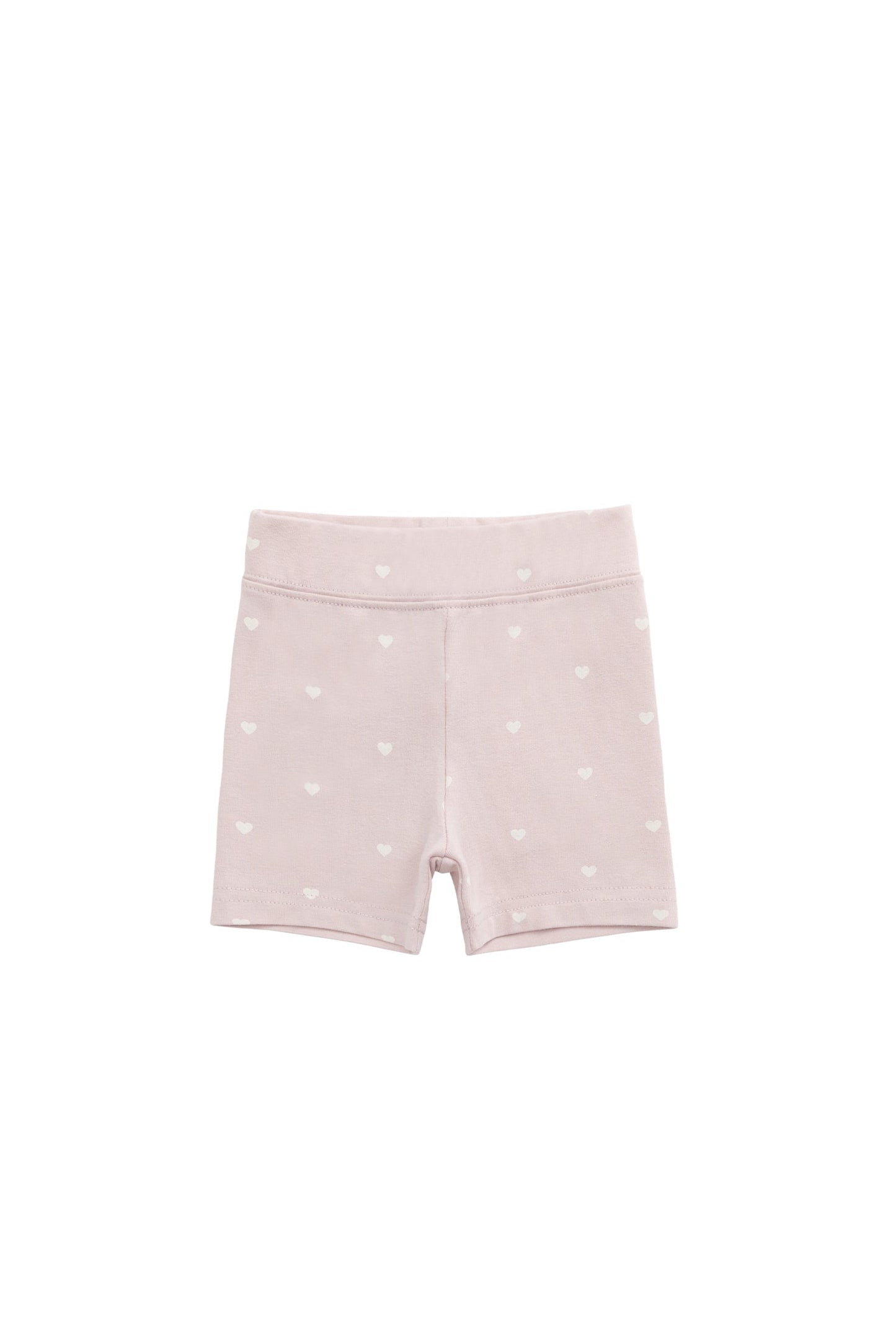 Jamie Kay Organic Cotton Everyday Bike Short Petite Heart Old Rose