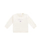 Jamie Kay Organic Cotton Bobbie Sweatshirt Parchment Little Love Violet