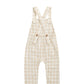 Jamie Kay Organic Cotton Kingston Overall Gingham Pale Khaki