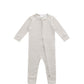 Jamie Kay Organic Cotton Frankie Onepiece Narrow Stripe Gazelle/Oat