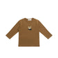 Jamie Kay Pima Cotton Arnold Long Sleeve Top Autumn Bronze Cosy Bobbie