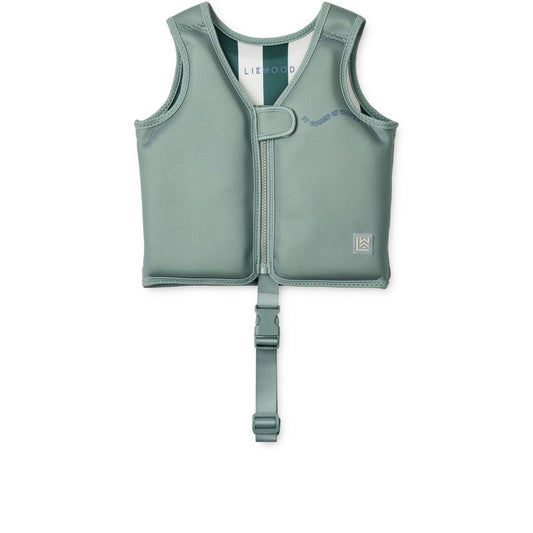 Liewood Dove Swim Vest It Comes In Waves / Peppermint