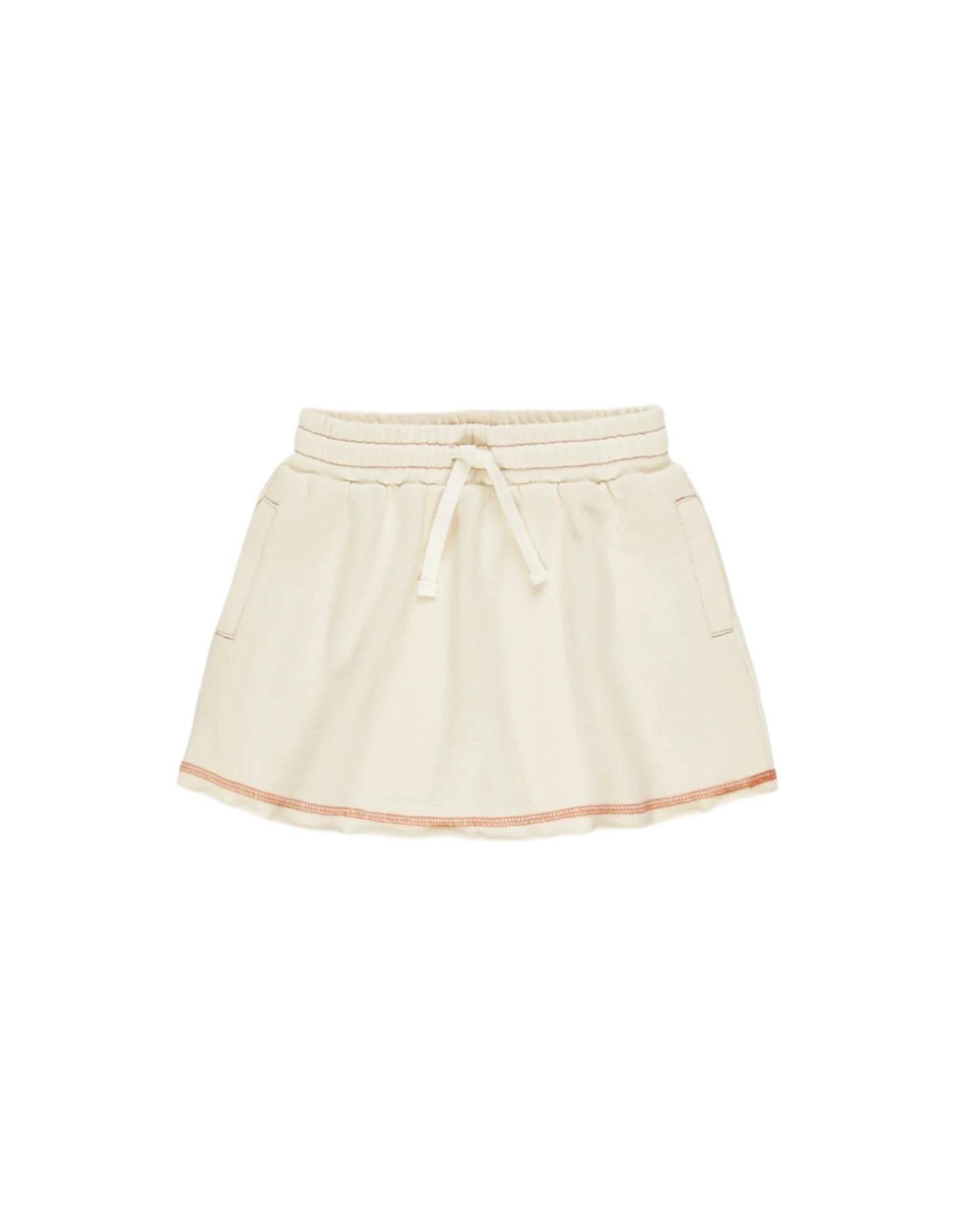 Rylee + Cru Volley Skirt Natural