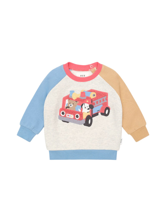 Huxbaby Fire Truck Hux Sweatshirt