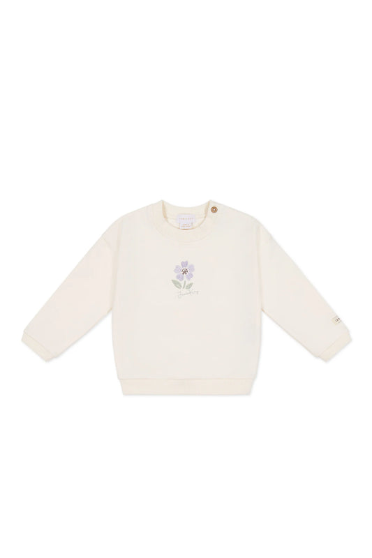 Jamie Kay Organic Cotton Bobbie Sweatshirt Parchment Lola