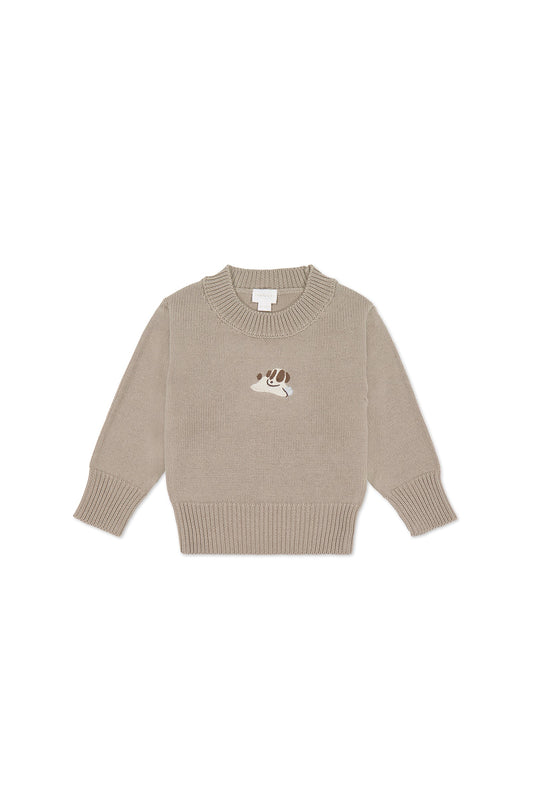 Jamie Kay Leon Knit Jumper Tweed Sasha Puppy