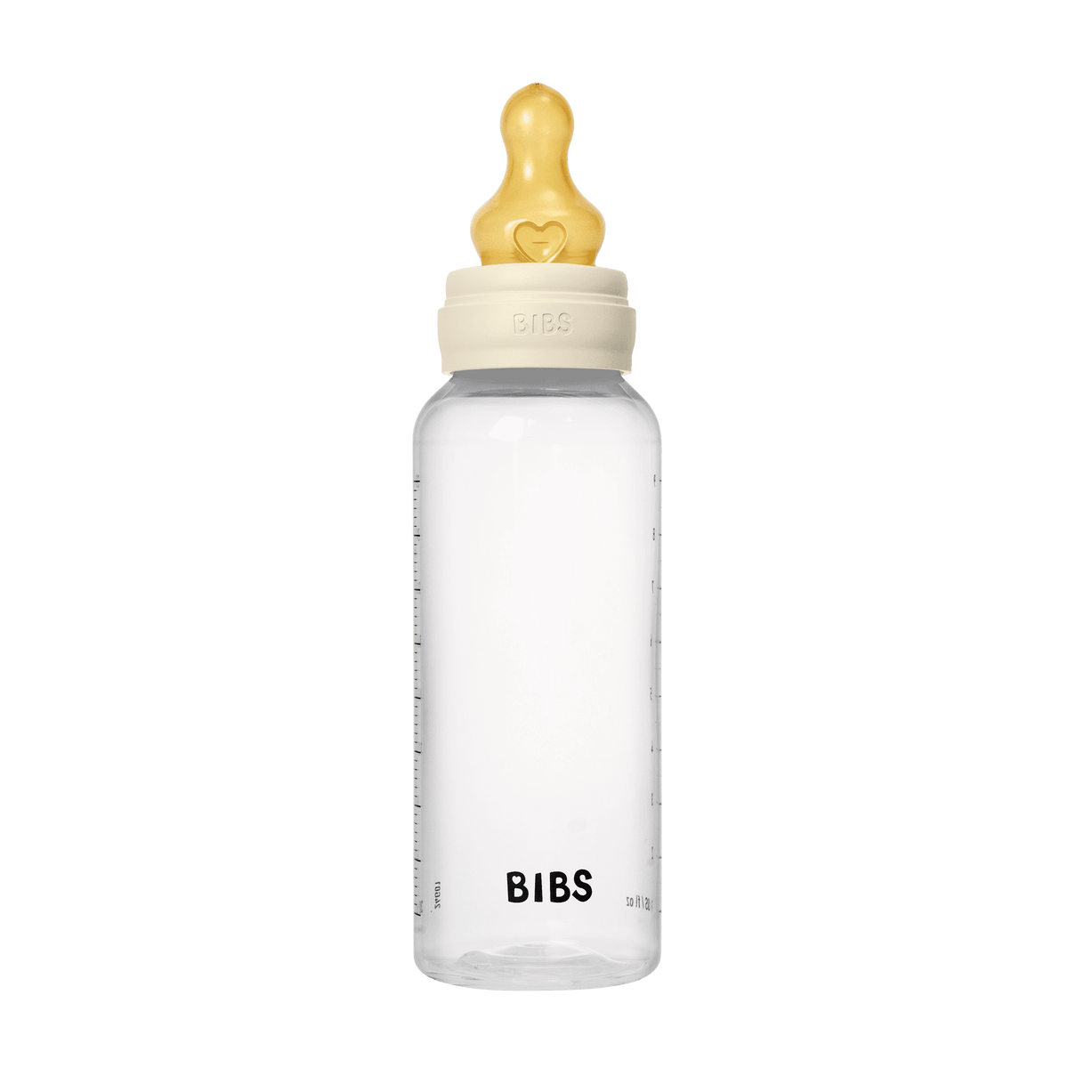 BIBS Dummies 270ml BPA free Plastic Bottle Set Ivory