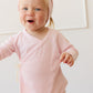 Jamie Kay Organic Cotton Modal Marina Long Sleeve Bodysuit Chalk Marle