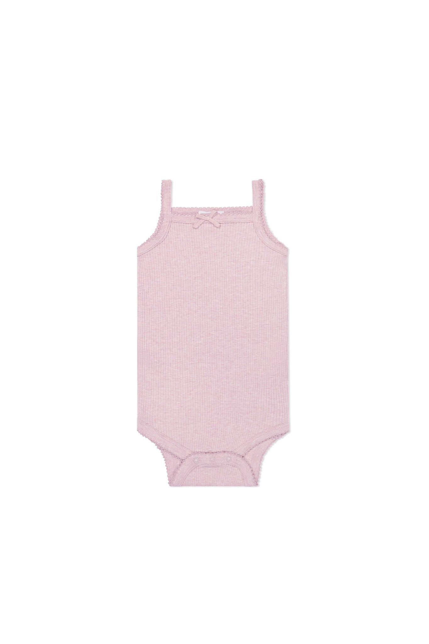 Jamie Kay Organic Cotton Modal Singlet Bodysuit Orchid Marle