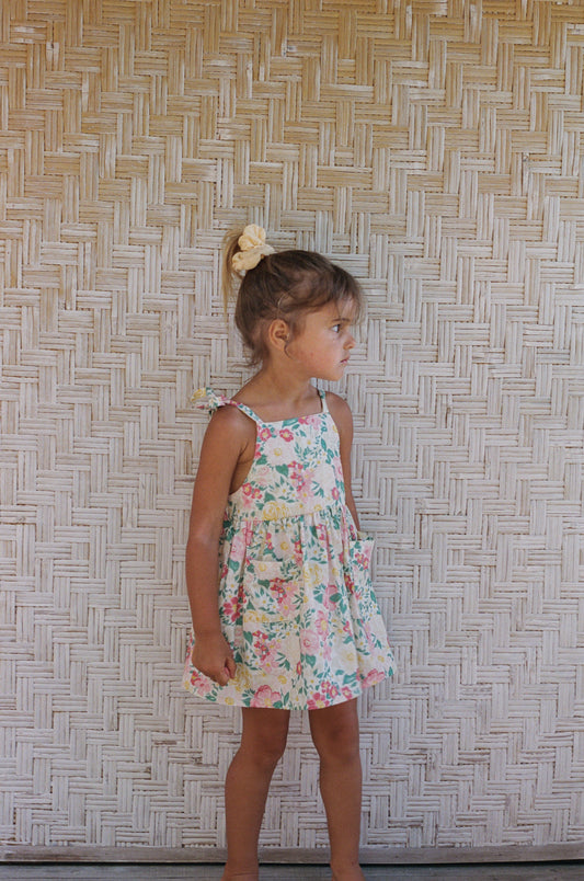 Illoura The Label Luna Pinafore Garden Floral