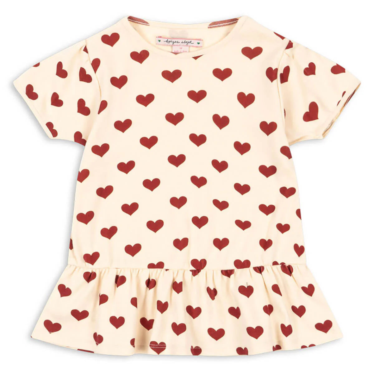 Konges Sløjd Frill Tee Amour Rouge