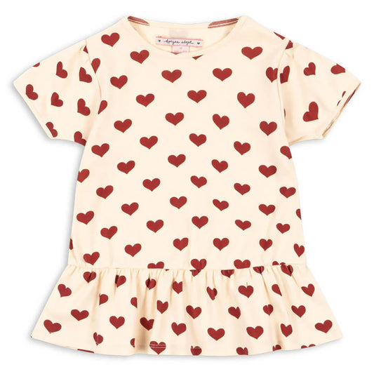 Konges Sløjd Frill Tee Amour Rouge