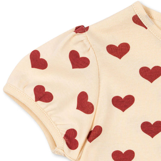 Konges Sløjd Frill Tee Amour Rouge