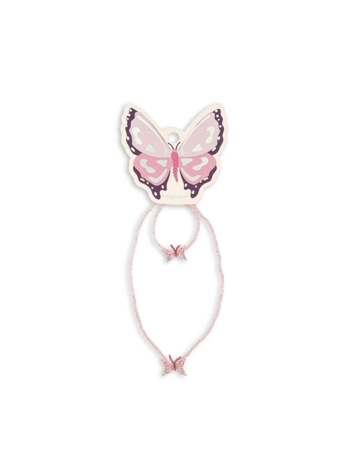 Konges Sløjd Butterfly Necklace and Bracelet Set