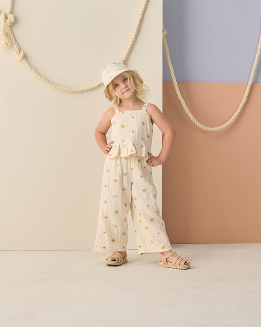 Rylee + Cru Kayli Set Embroidered Daisies