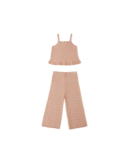 Rylee + Cru Marli Knit Set Melon