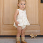 Quincy Mae Sleeveless Peplum Set Unicorns