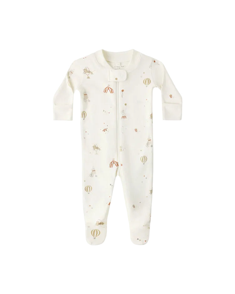 Quincy Mae Zip Long Sleeve Sleeper Footie Carnival