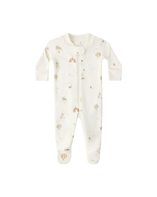 Quincy Mae Zip Long Sleeve Sleeper Footie Carnival