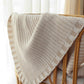 Freckles The Label Chunky Knit Blanket Oat