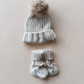 Freckles The Label Chunky Knit Booties Oat