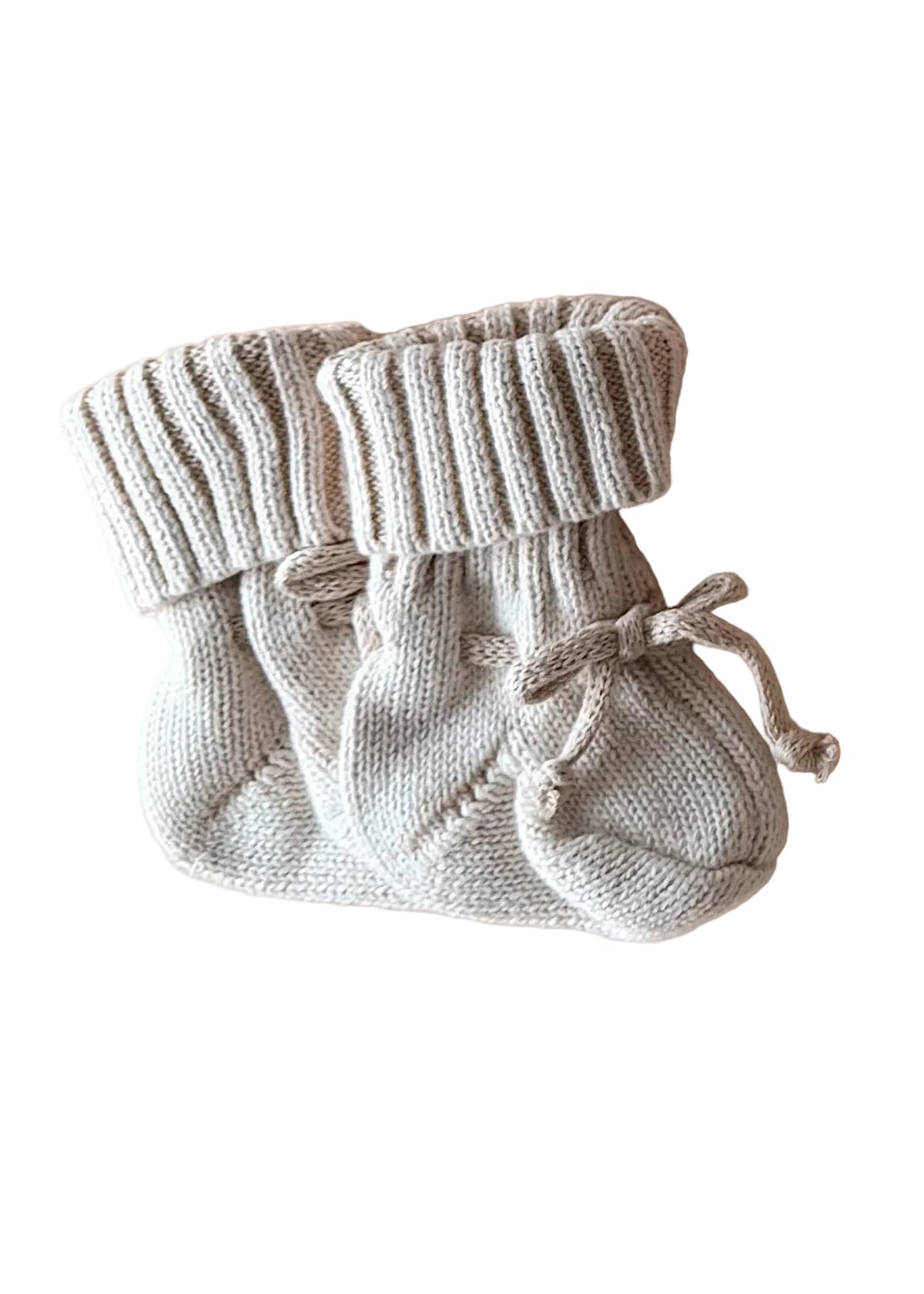 Freckles The Label Chunky Knit Booties Oat