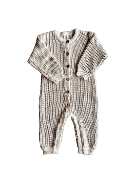 Freckles The Label Chunky Full Romper Oat