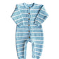 Freckles The Label Raised Stripe Full Romper Arctic