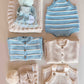 Freckles The Label Raised Stripe Full Romper Arctic