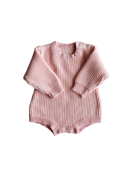 Freckles The Label Chunky Long Sleeve Romper Sweatpea